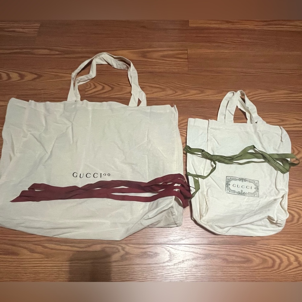 New Large and Small Gucci Dust Bag